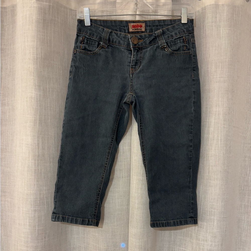 No Boundaries Denim Blue Capris